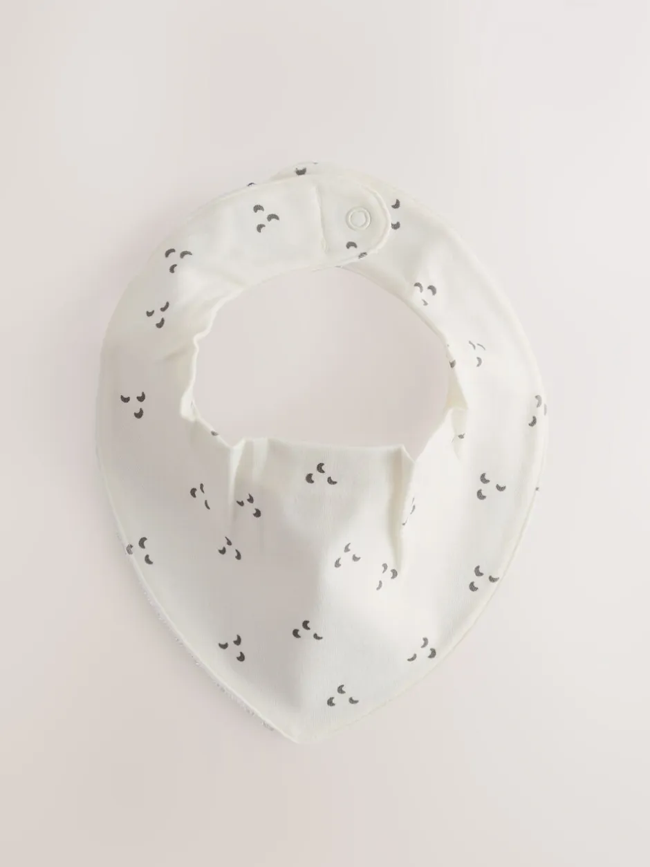 Slabbetjes|Next Neutraal - 5 Kwijlslabbetjes voor baby's