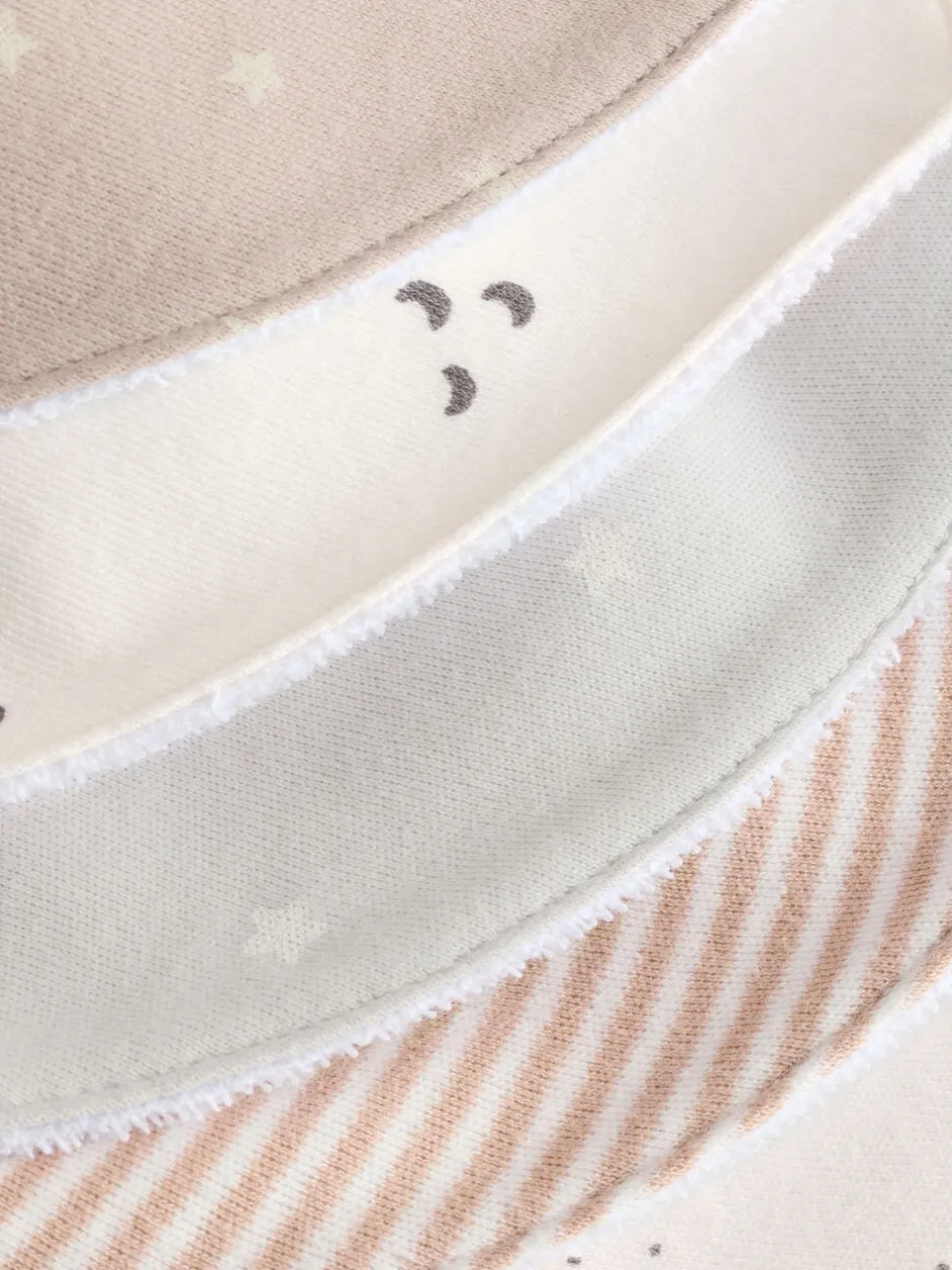 Slabbetjes|Next Neutraal - 5 Kwijlslabbetjes voor baby's
