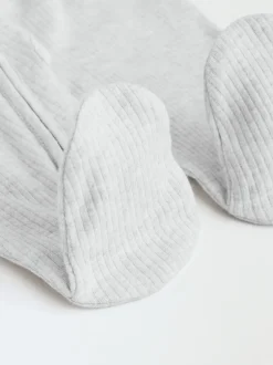 Multipacks|Babypakjes En Babypyjama's*Next Neutraal - 5 Verpakking van babypyjama's met tweewegrits en voetjes (0-2jr)