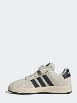 Sneakers|Sneakers|adidas Neutraal - Grand Court 00suède kindersneakers met elastische veters