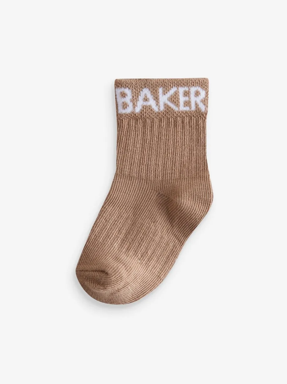 Sokken En Panty's|Sokken*Baker by Ted Baker - babysokken verpakking van 5 Neutraal
