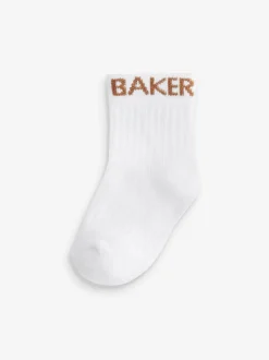 Sokken En Panty's|Sokken*Baker by Ted Baker - babysokken verpakking van 5 Neutraal