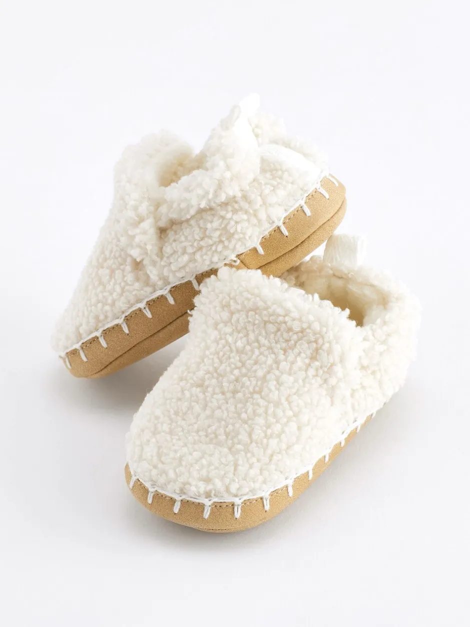 Pantoffels|Next Neutraal - Behaaglijke instapbabyschoenen (0 - 24 mnd)