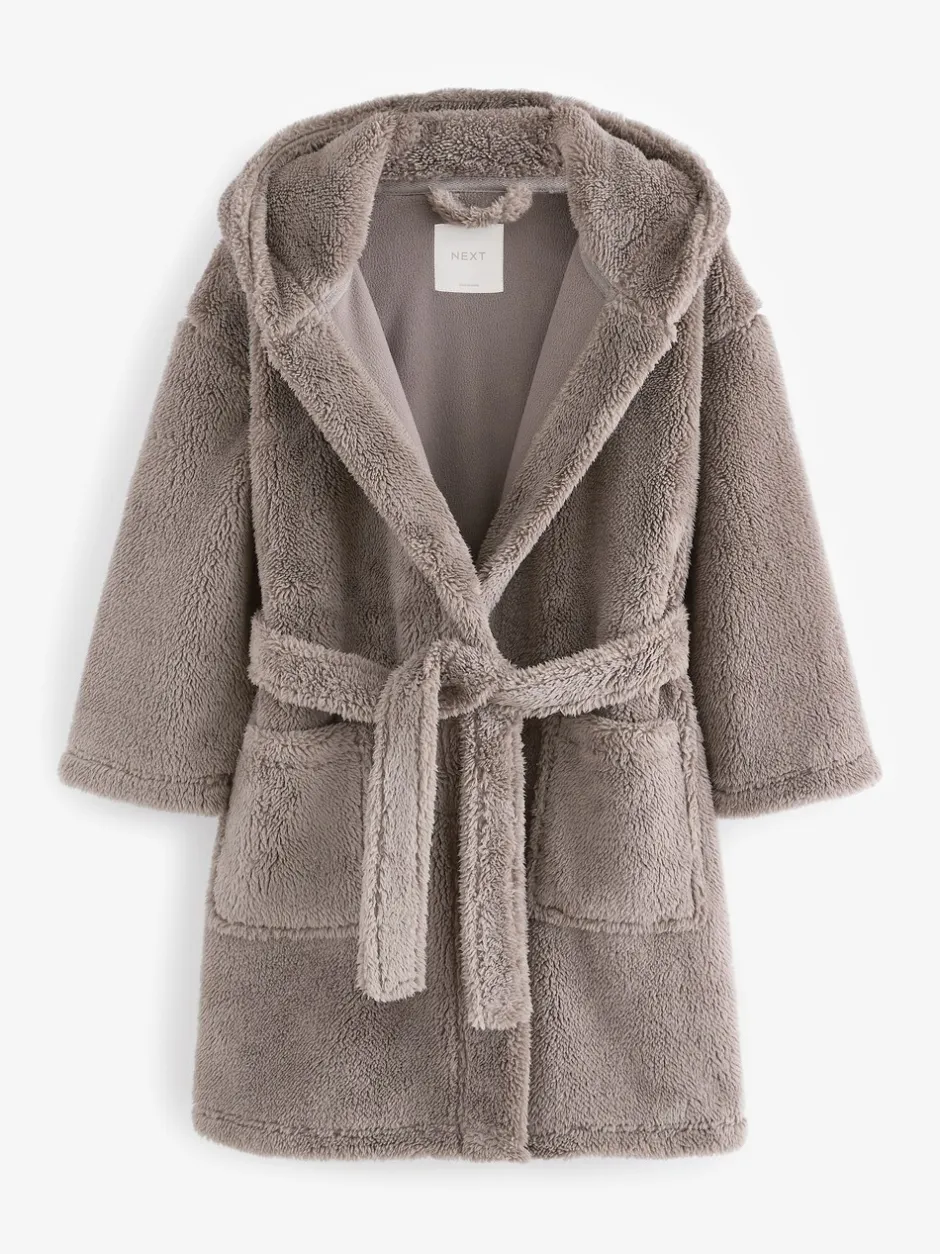 Kamerjassen*Next Neutraal - Fleece badjas (1,5-16jr)