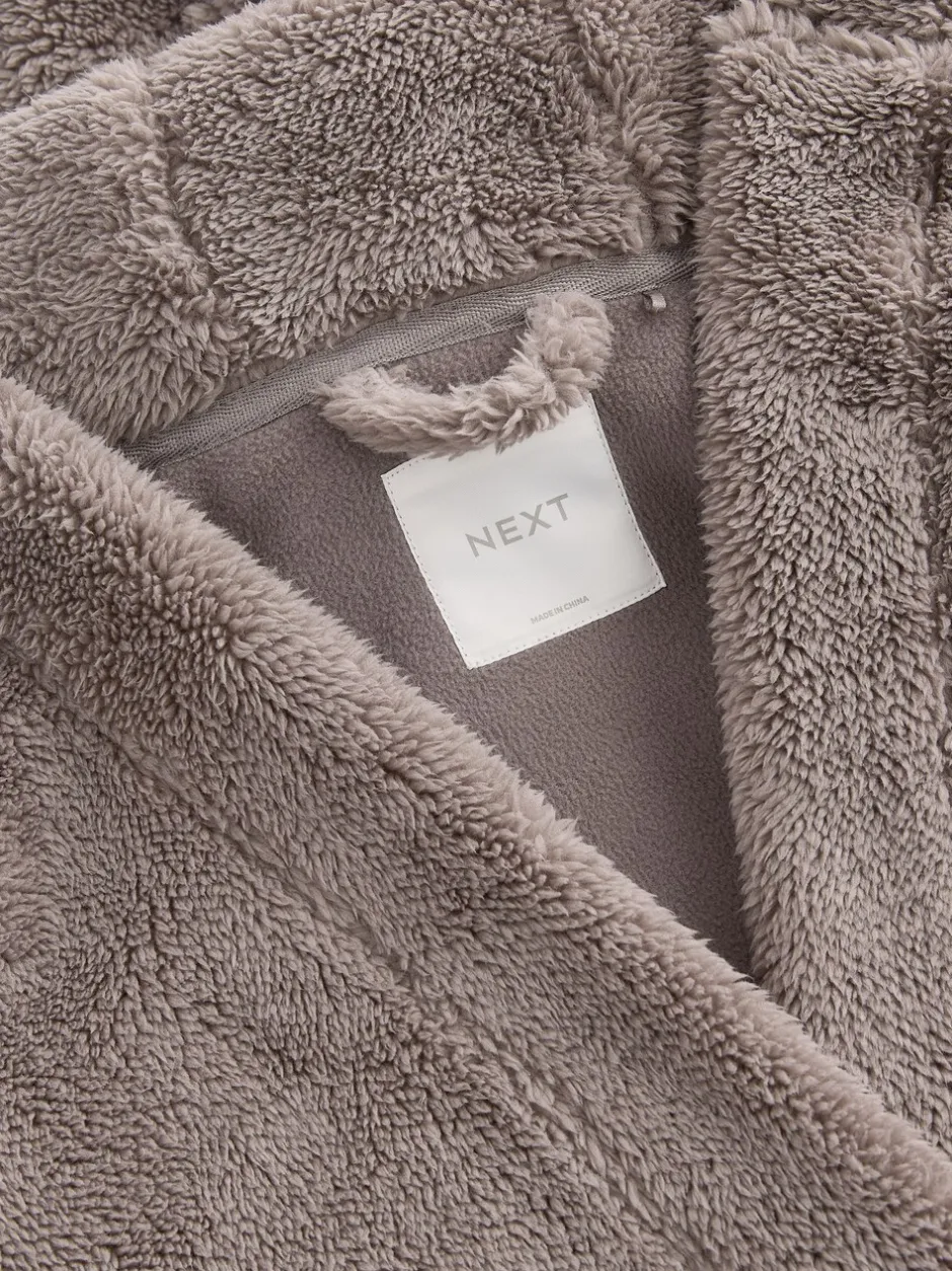 Kamerjassen*Next Neutraal - Fleece badjas (1,5-16jr)