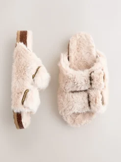 Pantoffels*Next - Footbed Comfort Slippers Neutraal