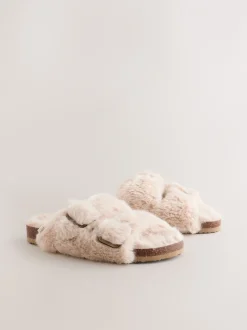 Pantoffels*Next - Footbed Comfort Slippers Neutraal