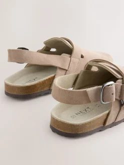 Lage Schoenen*Next - Forever Comfort® Slingback Footbed Shoes Neutraal