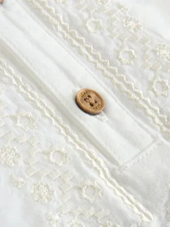 Rompertjes En Tuinbroeken|Babypakjes En Babypyjama's|Next - Gelegenheidsrompertje voor baby's (0mnd -2jr) Neutraal