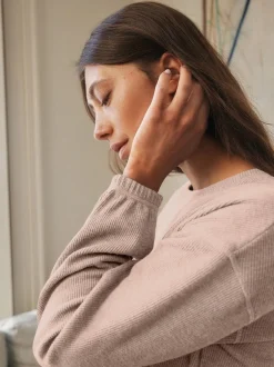 Loungewear|Alle Nacht- En Loungekleding*Next Neutraal - Gezellige pyjama met wafeldessin en lange mouwen