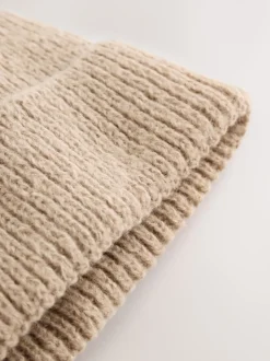 Mutsen, Handschoenen En Sjaals*Next - Grofgebreide beanie-muts (1-16jr) Neutraal
