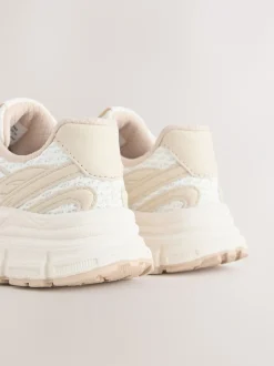 Sneakers|Next Neutraal - Grove vetersneakers