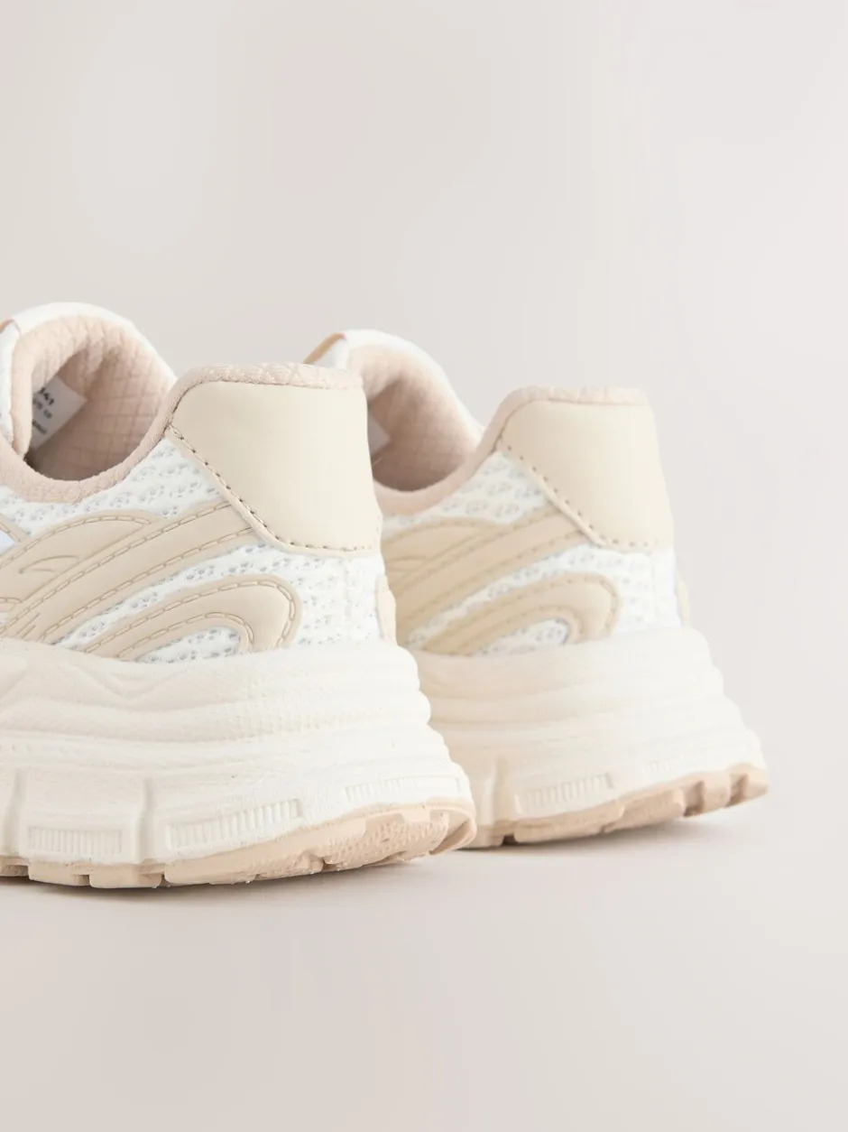 Sneakers|Next Neutraal - Grove vetersneakers