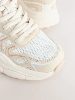 Sneakers|Next Neutraal - Grove vetersneakers