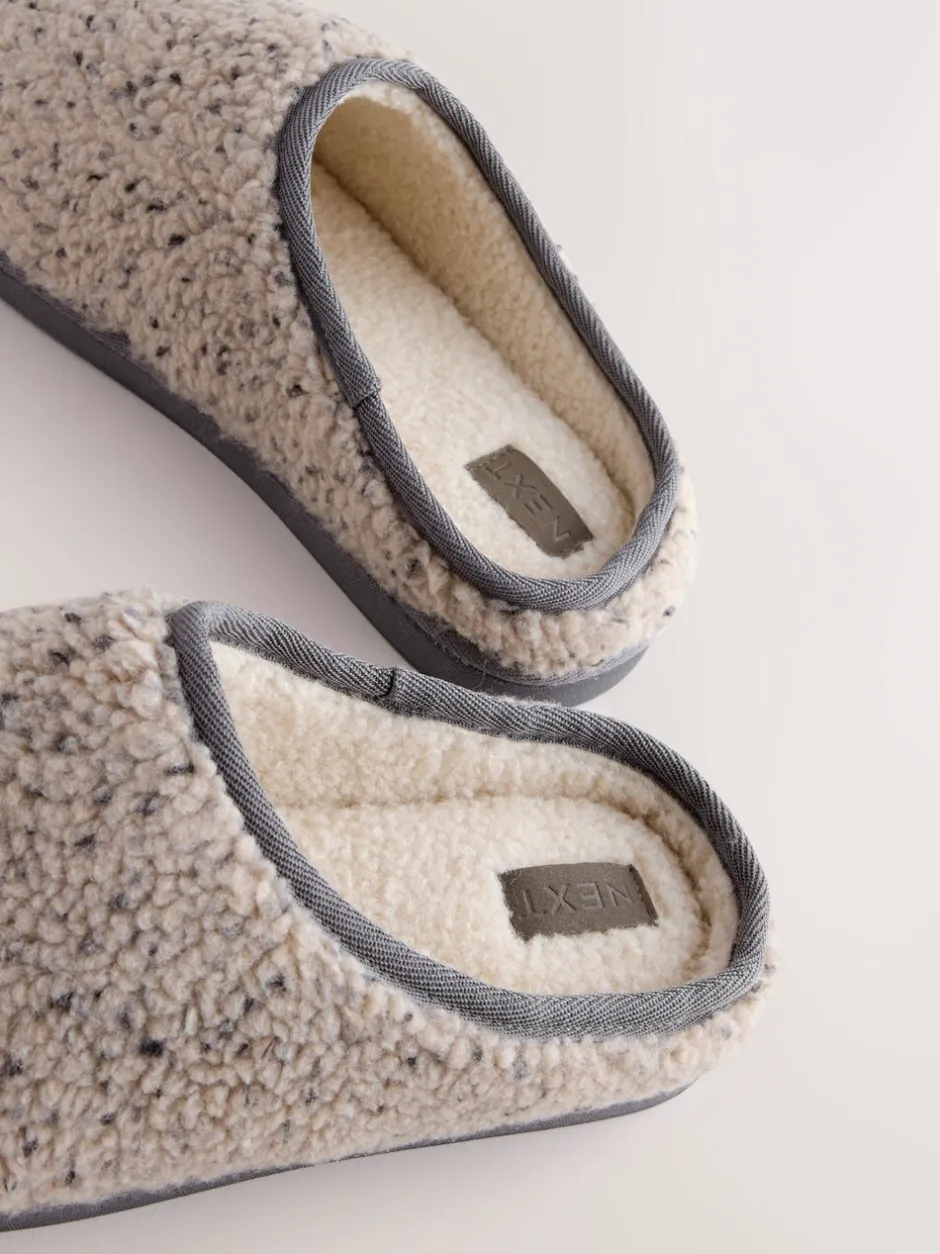 Pantoffels|Next - Instappantoffels met borgvoering Neutraal