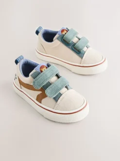 Sneakers*Next - Klittenbandsluiting Skate Trainers Neutraal