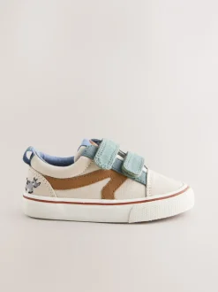 Sneakers*Next - Klittenbandsluiting Skate Trainers Neutraal