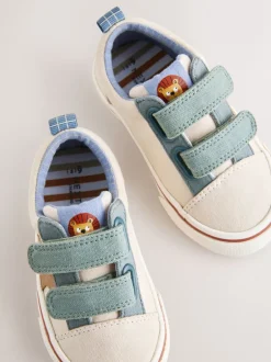 Sneakers*Next - Klittenbandsluiting Skate Trainers Neutraal