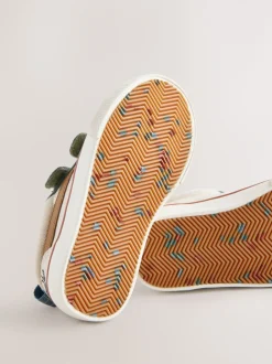 Sneakers*Next - Klittenbandsluiting Skate Trainers Neutraal