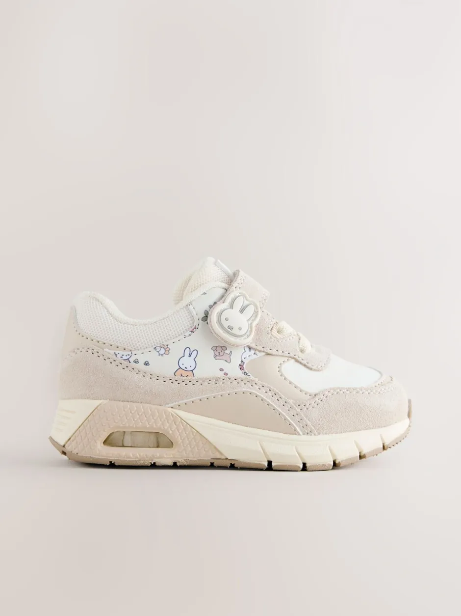 Sneakers|Next Neutraal - Miffy Licentie Touch Fasten Trainers