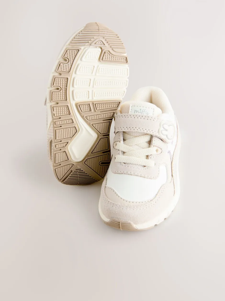 Sneakers|Next Neutraal - Miffy Licentie Touch Fasten Trainers