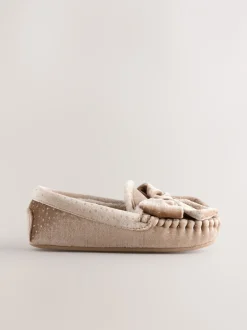 Pantoffels*Next Neutraal - Moccasinpantoffels