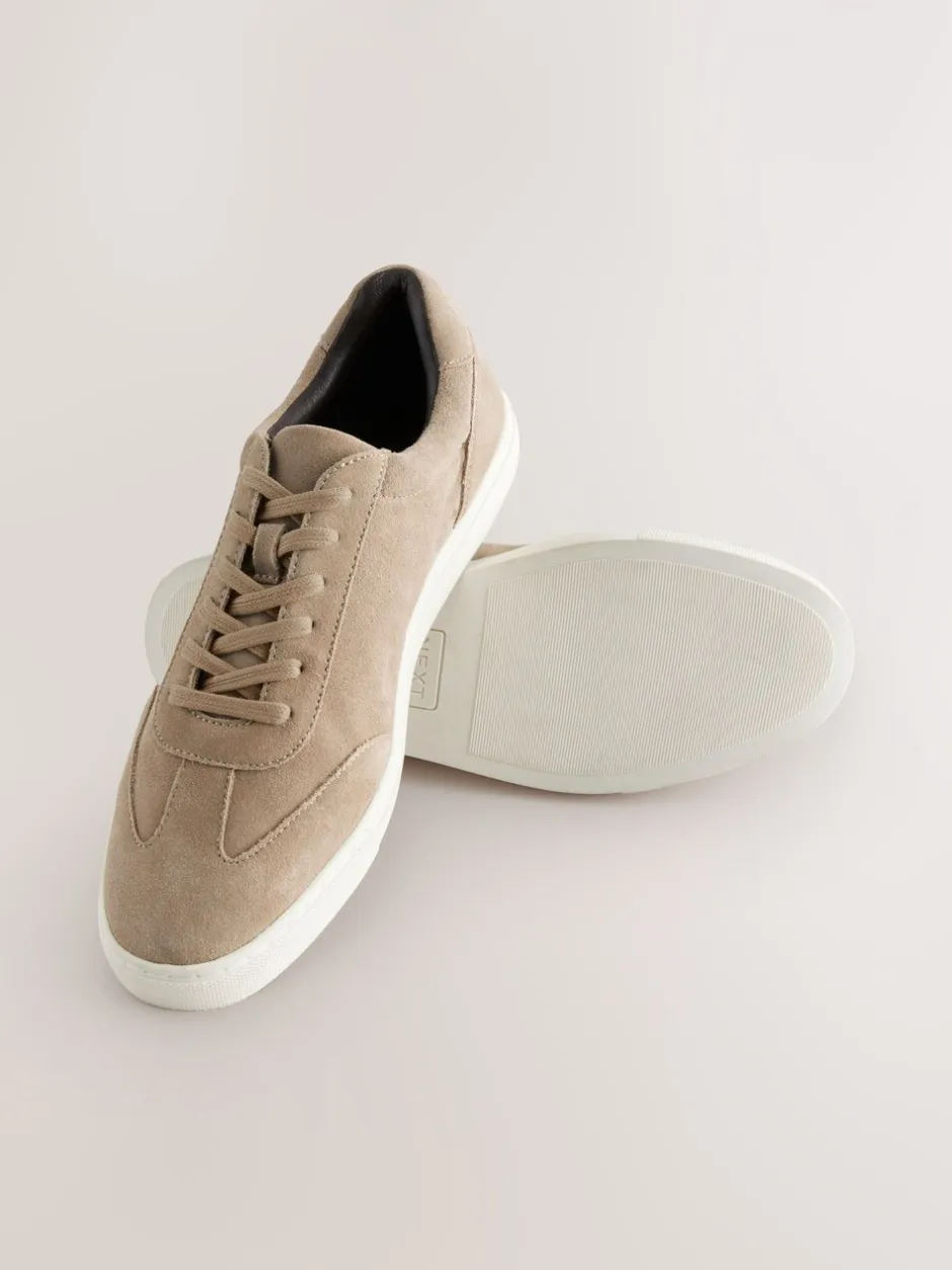Schoenen*Next - Modieuze suède sneakers Neutraal