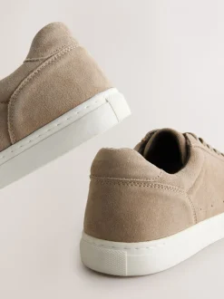 Schoenen*Next - Modieuze suède sneakers Neutraal