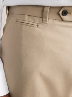 Formele Broek|Next - Normale Pasvorm - Signature - 100% Wollen broek met Motion Flex-tailleband Neutraal