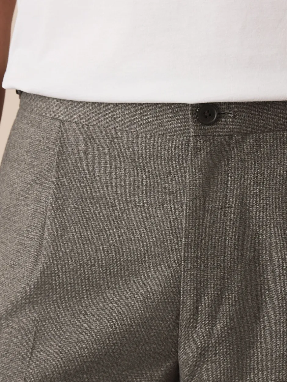 Formele Broek*Next - Regular Tapered Fit Smart Textured Soft Touch Trousers Neutraal