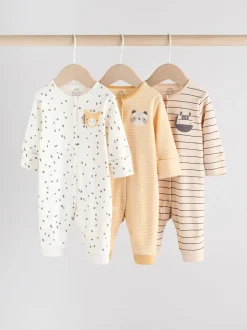 Babypakjes En Babypyjama's*Next - Set van 3 baby pyjama's zonder voetjes met figuurtjes (0mnd-3jr) Neutraal