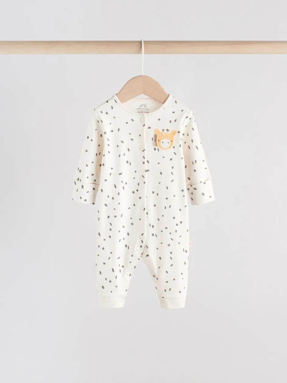 Babypakjes En Babypyjama's*Next - Set van 3 baby pyjama's zonder voetjes met figuurtjes (0mnd-3jr) Neutraal