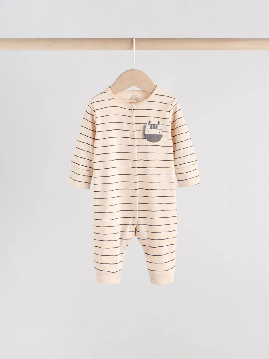 Babypakjes En Babypyjama's*Next - Set van 3 baby pyjama's zonder voetjes met figuurtjes (0mnd-3jr) Neutraal