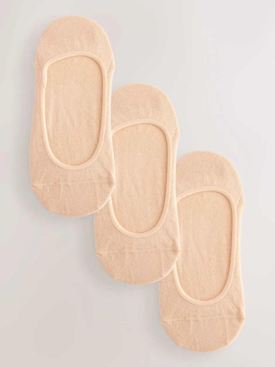 Sokken En Panty's*Next - Set van 3 paar footsies met lage uitsnijding Neutraal