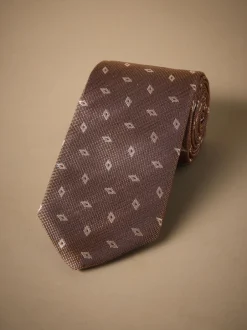 Stropdassen En Pochets|Next Neutraal - Signature designstropdas van Italiaanse zijde