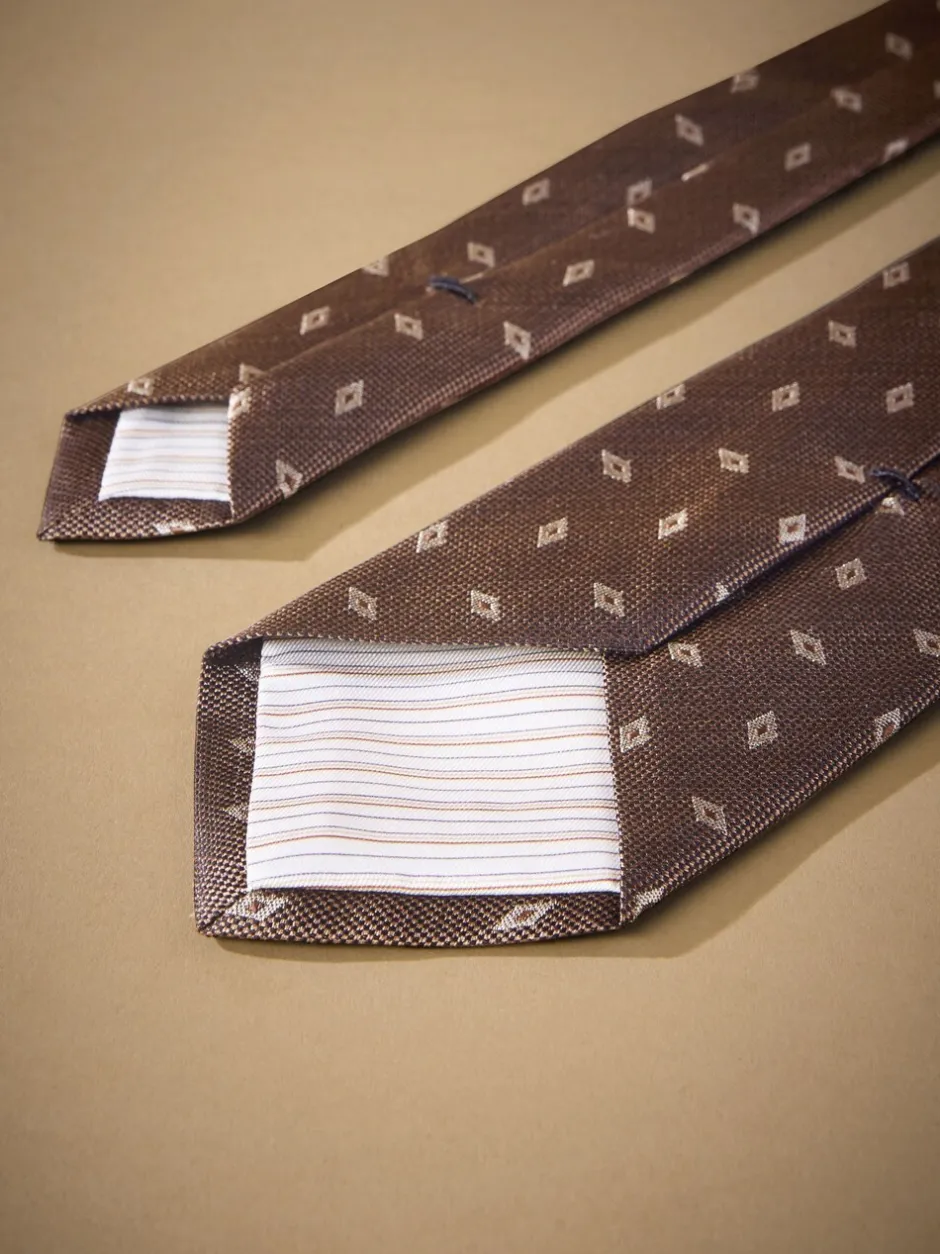 Stropdassen En Pochets|Next Neutraal - Signature designstropdas van Italiaanse zijde