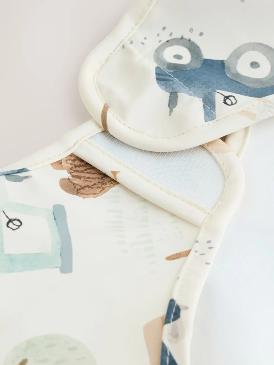 Slabbetjes*Next Neutraal - Slabbetje met mouwen voor spenen en voeden