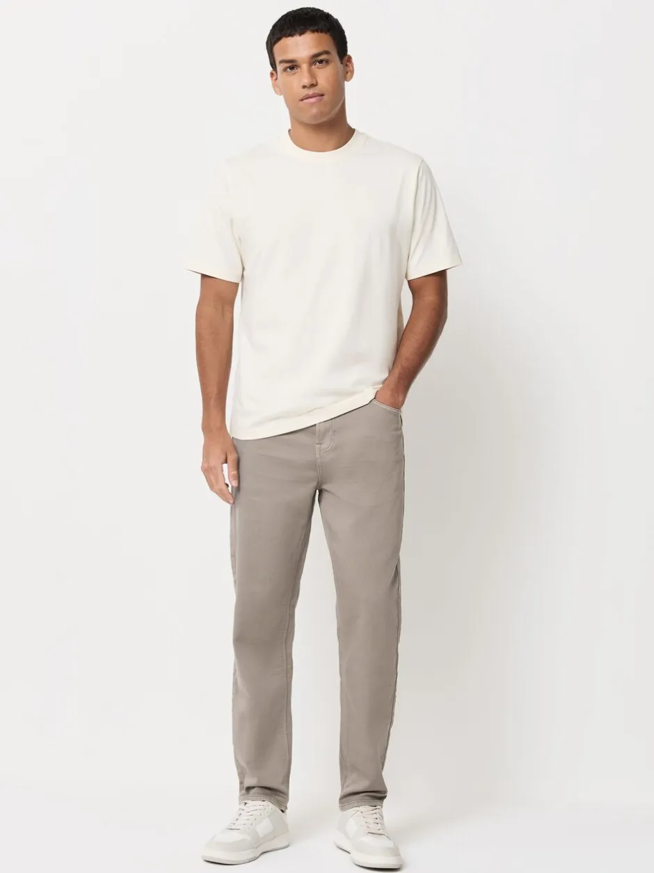 Jeans*Next - Standaard toelopende pasvorm - Comfortabele stretchjeans Neutraal