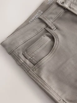 Jeans*Next - Standaard toelopende pasvorm - Comfortabele stretchjeans Neutraal