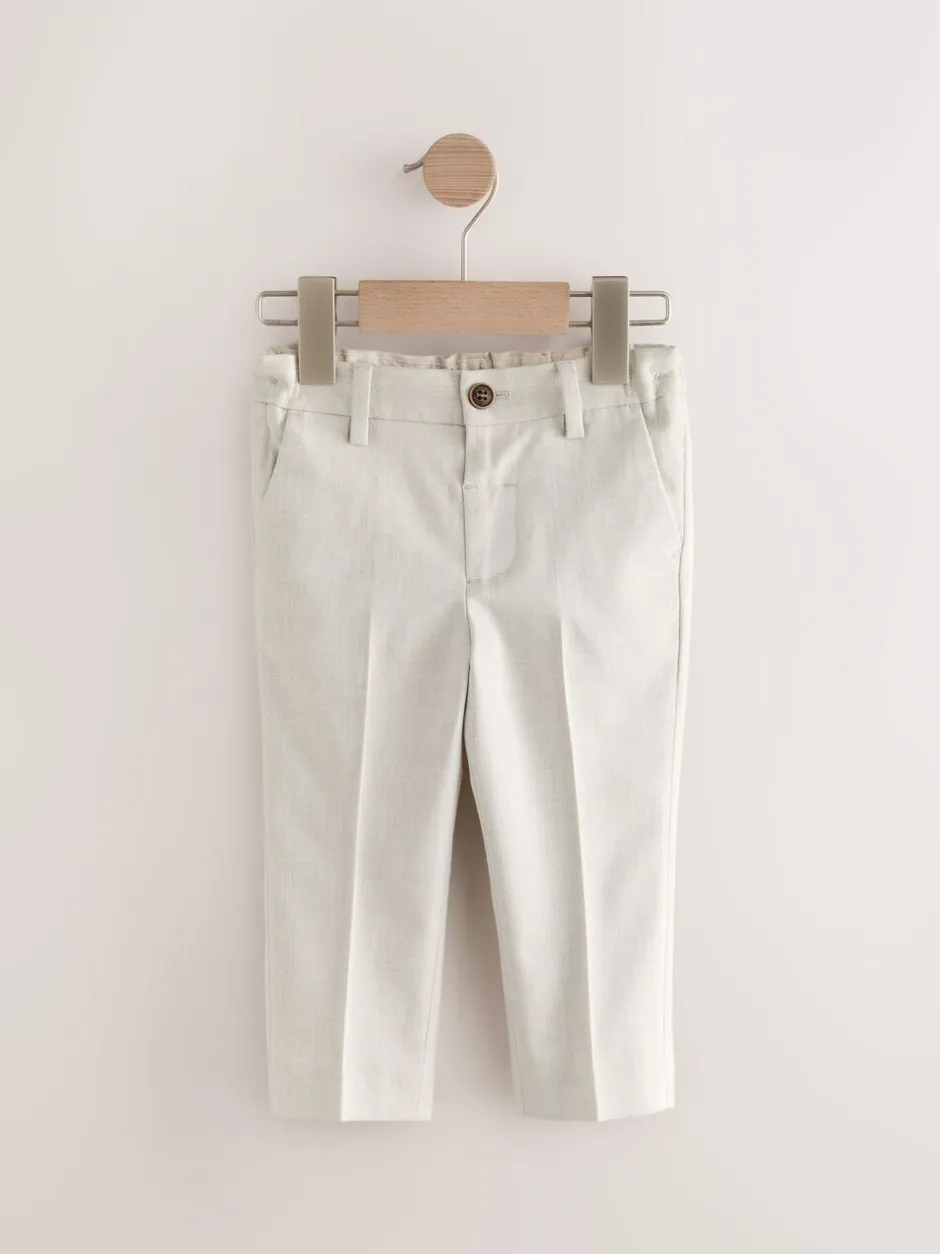 Gelegenheidskleding|Next - Stijlvolle broek (3 mnd - 7 jr) Neutraal
