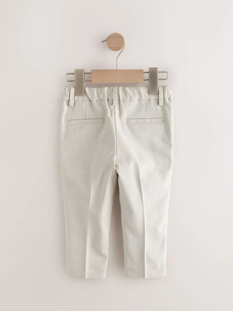 Gelegenheidskleding|Next - Stijlvolle broek (3 mnd - 7 jr) Neutraal
