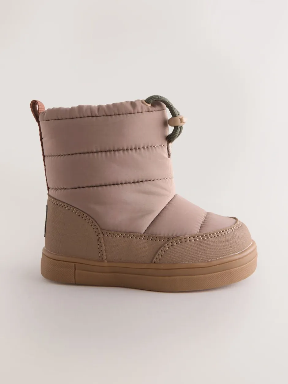 Boots|Next Neutraal - Thermal Thinsulate™ gevoerde doorgestikte waterbestendige laarzen