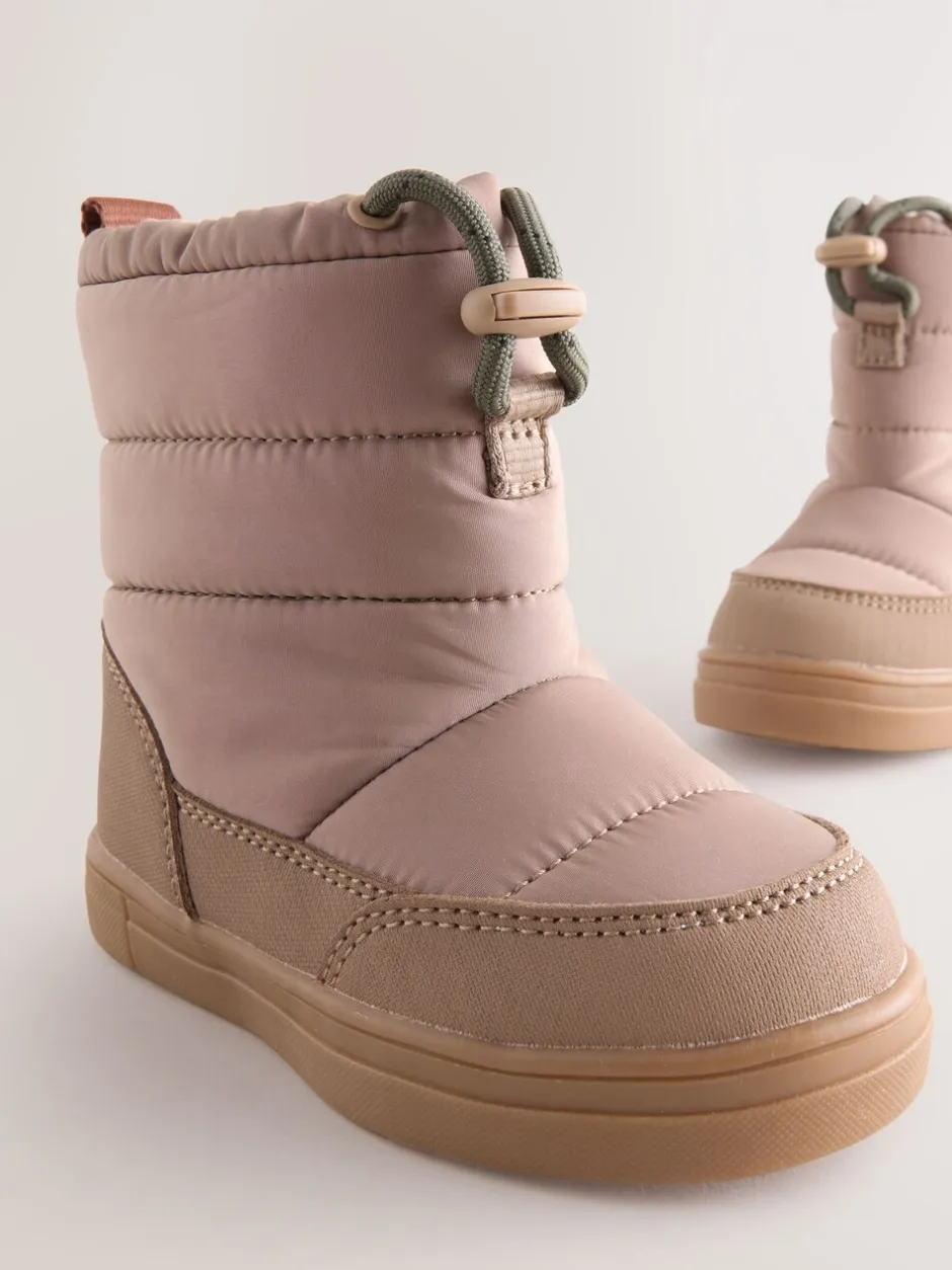 Boots|Next Neutraal - Thermal Thinsulate™ gevoerde doorgestikte waterbestendige laarzen