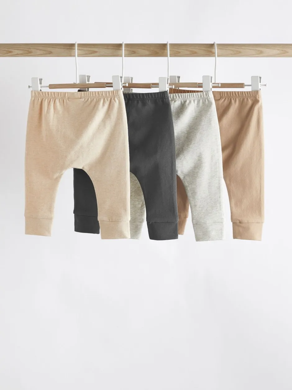 Multipacks|Broeken En Leggings|Next Neutraal - Verpakking van 4 babyleggings (0 mnd -2 jr)