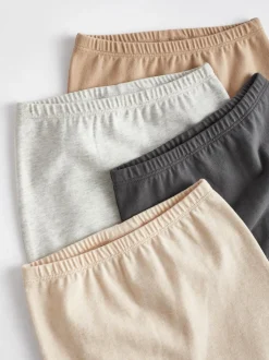 Multipacks|Broeken En Leggings|Next Neutraal - Verpakking van 4 babyleggings (0 mnd -2 jr)