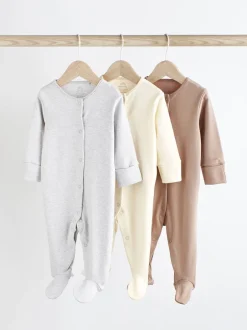 Babypakjes En Babypyjama's*Next - Verpakking van 3 babypyjama's van 100% katoen (0 - 2 jr) Neutraal