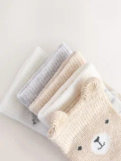 Sokken En Panty's|Sokken*Next - Verpakking van 5 paar babysokken (0 mnd-2 jr) Neutraal
