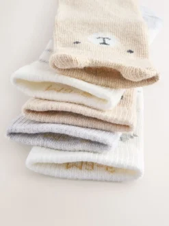 Sokken En Panty's|Sokken*Next - Verpakking van 5 paar babysokken (0 mnd-2 jr) Neutraal