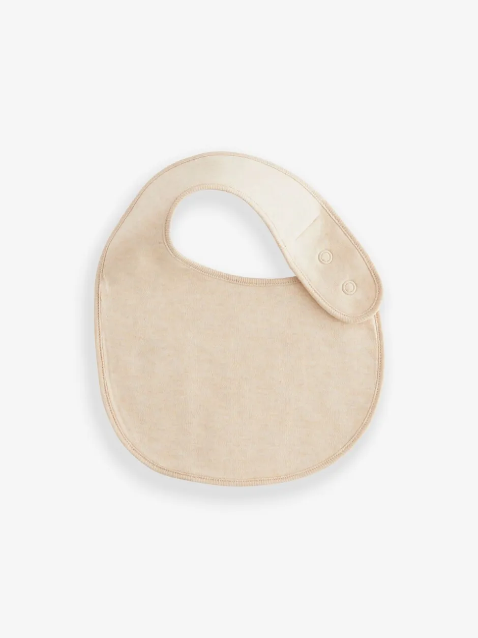 Slabbetjes|Next Neutraal - Verpakking van 5 babyslabbetjes van 100% katoen