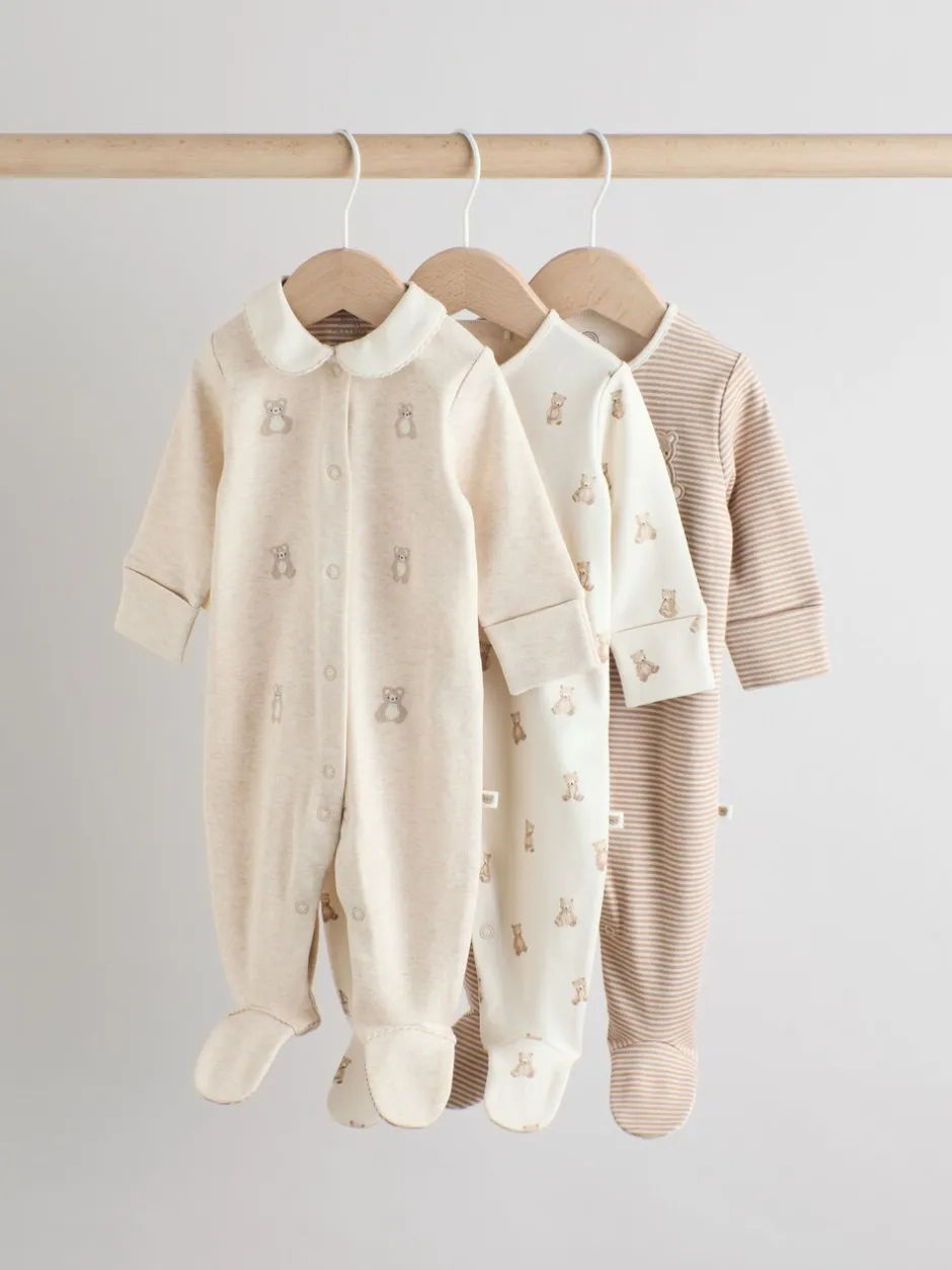 Babypakjes En Babypyjama's*Next - Verpakking van 3 babypyjama's (0-2jr) Neutraal